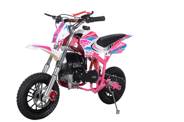 Free Shipping! X-PRO Cyclone 40cc Mini Dirt Bike With Hand Pull Start! Chain Drive, Disc Brakes!