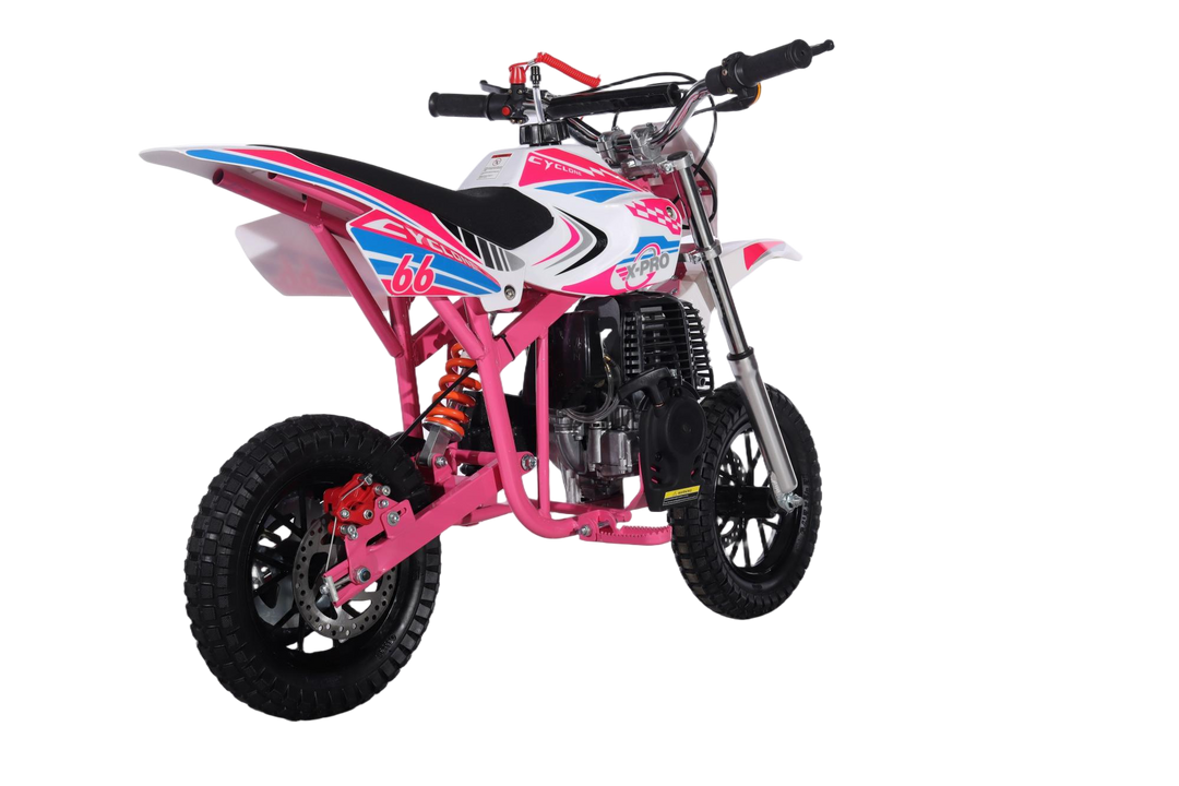 Free Shipping! X-PRO Cyclone 40cc Mini Dirt Bike With Hand Pull Start! Chain Drive, Disc Brakes!