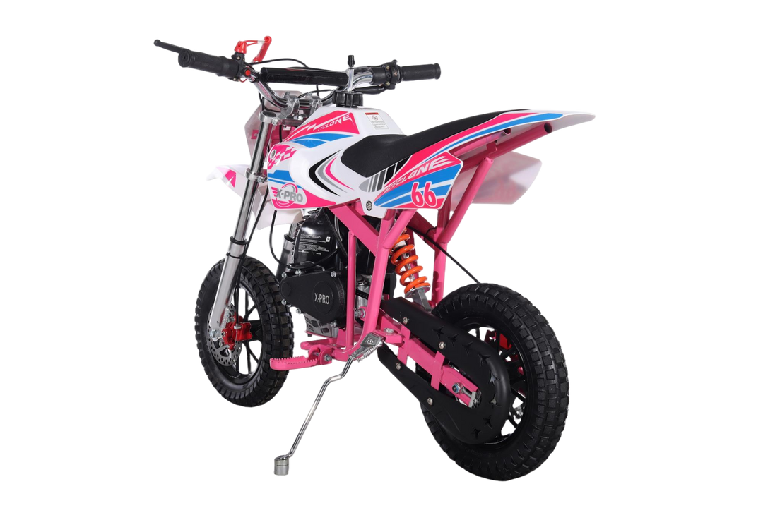 Free Shipping! X-PRO Cyclone 40cc Mini Dirt Bike With Hand Pull Start! Chain Drive, Disc Brakes!