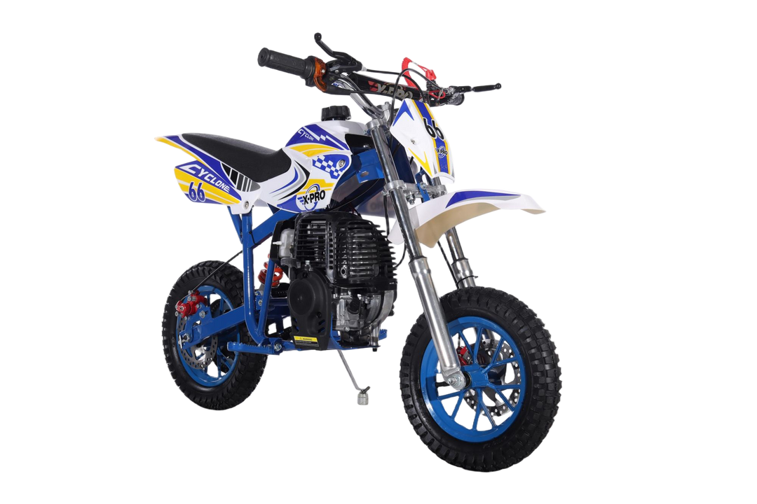 Free Shipping! X-PRO Cyclone 40cc Mini Dirt Bike With Hand Pull Start! Chain Drive, Disc Brakes!