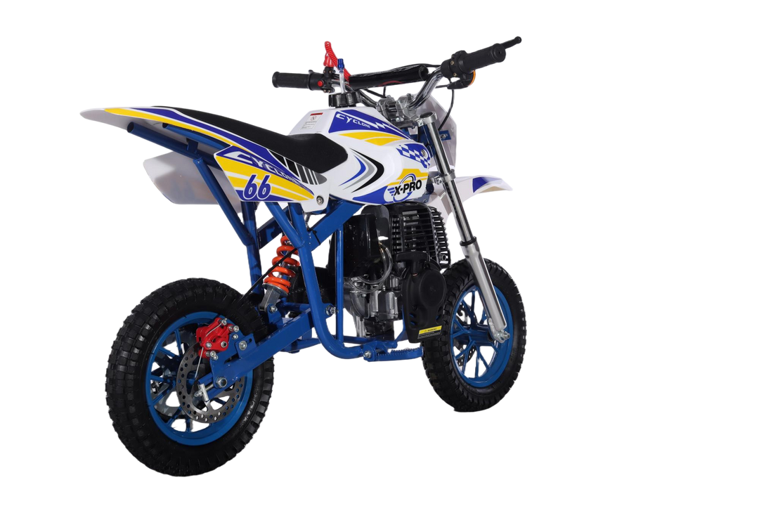 Free Shipping! X-PRO Cyclone 40cc Mini Dirt Bike With Hand Pull Start! Chain Drive, Disc Brakes!