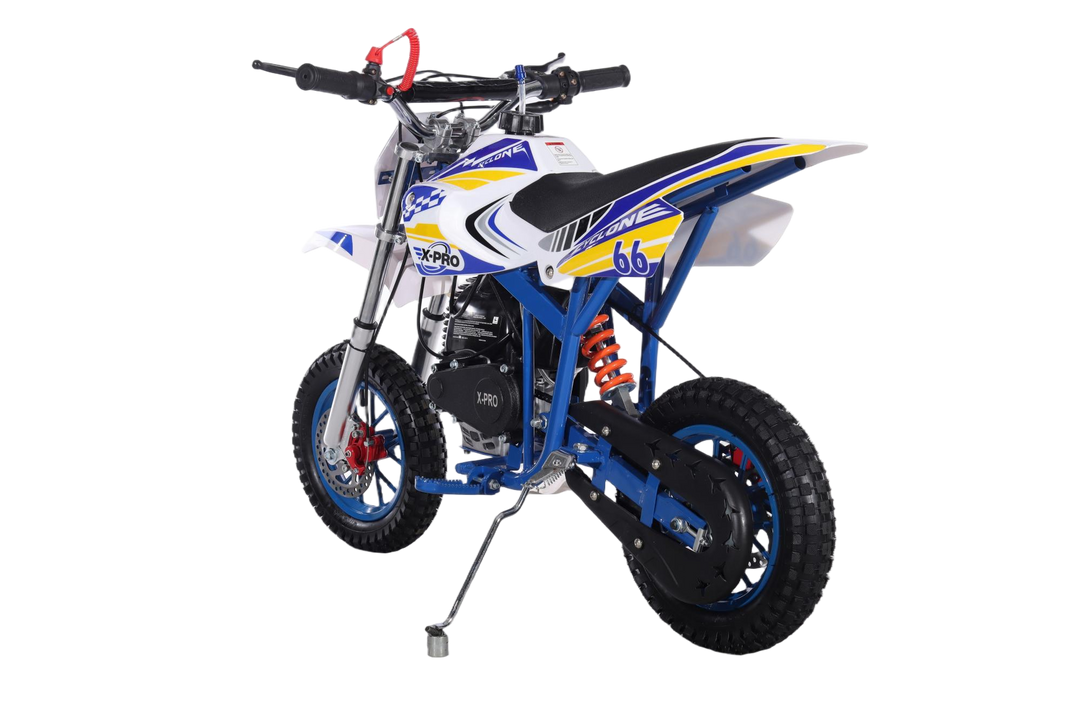 Free Shipping! X-PRO Cyclone 40cc Mini Dirt Bike With Hand Pull Start! Chain Drive, Disc Brakes!