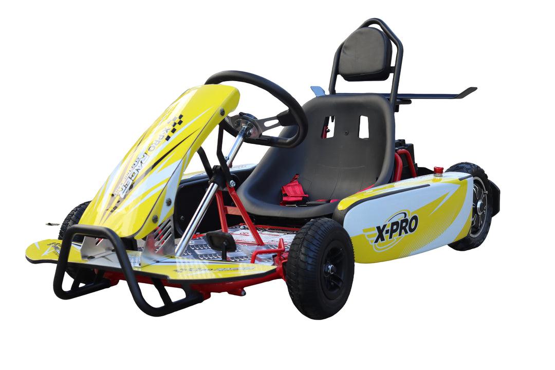 Free Shipping! X-PRO Rambler 700W 350W*2 Kids Electric Go Kart with Reverse and Disc Brake! 6in Tires!