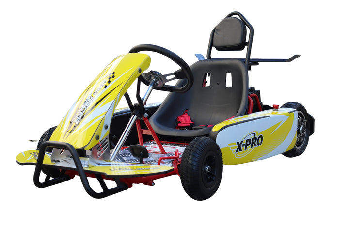Free Shipping! X-PRO Rambler 700W 350W*2 Kids Electric Go Kart with Reverse and Disc Brake! 6in Tires!