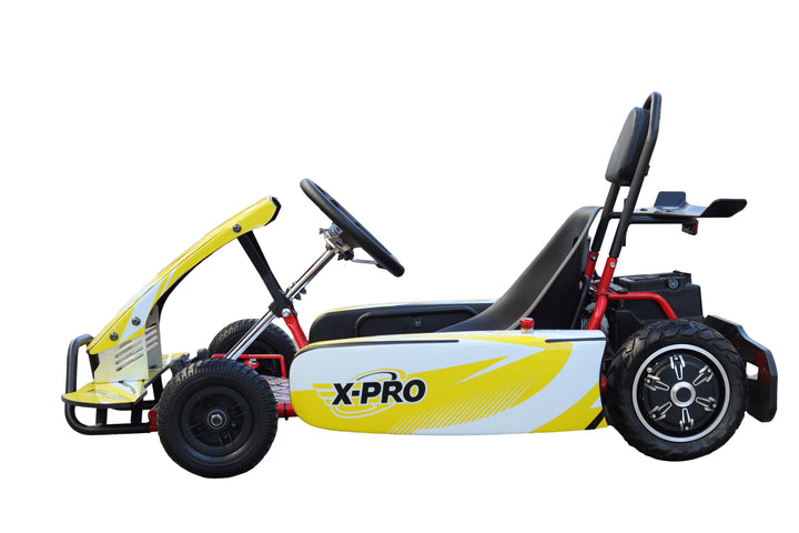 Free Shipping! X-PRO Rambler 700W 350W*2 Kids Electric Go Kart with Reverse and Disc Brake! 6in Tires!