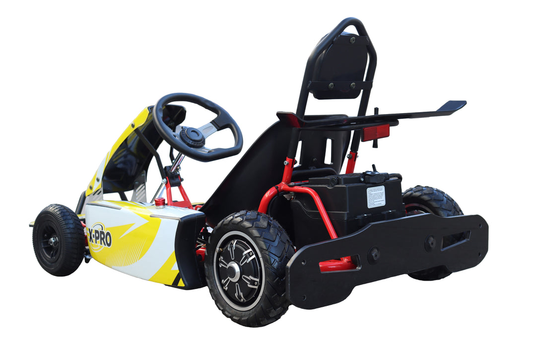 Free Shipping! X-PRO Rambler 700W 350W*2 Kids Electric Go Kart with Reverse and Disc Brake! 6in Tires!