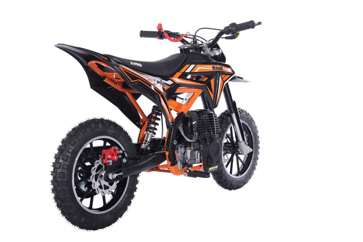 Free Shipping! X-Pro Brand New Hawk 40cc Gas Power Mini Pit Dirt Bike, 4 Stroke engine, Pull Start, 10in Wheels