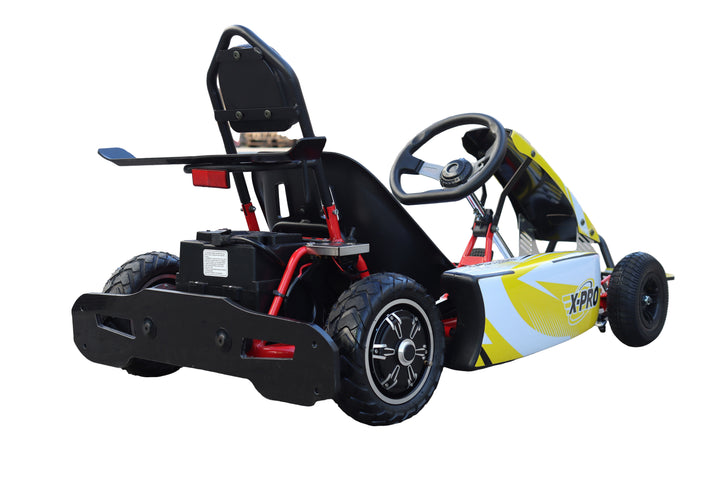 Free Shipping! X-PRO Rambler 700W 350W*2 Kids Electric Go Kart with Reverse and Disc Brake! 6in Tires!