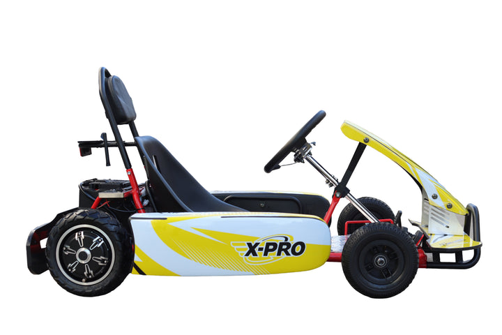 Free Shipping! X-PRO Rambler 700W 350W*2 Kids Electric Go Kart with Reverse and Disc Brake! 6in Tires!