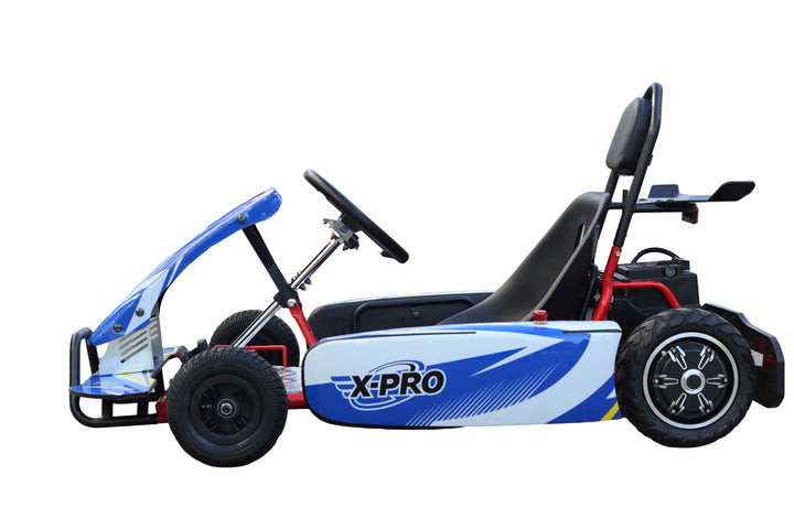 Free Shipping! X-PRO Rambler 700W 350W*2 Kids Electric Go Kart with Reverse and Disc Brake! 6in Tires!