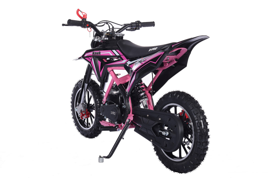 Free Shipping! X-Pro Brand New Hawk 40cc Gas Power Mini Pit Dirt Bike, 4 Stroke engine, Pull Start, 10in Wheels