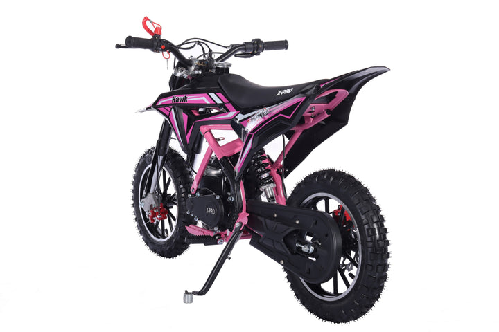 Free Shipping! X-Pro Brand New Hawk 40cc Gas Power Mini Pit Dirt Bike, 4 Stroke engine, Pull Start, 10in Wheels