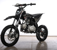 Free Shipping! X-PRO X28 110cc Dirt Bike with Semi-Automatic Transmission, Kick Start, Big 14in/12in Tires! Cradle Type Steel Tube Frame!