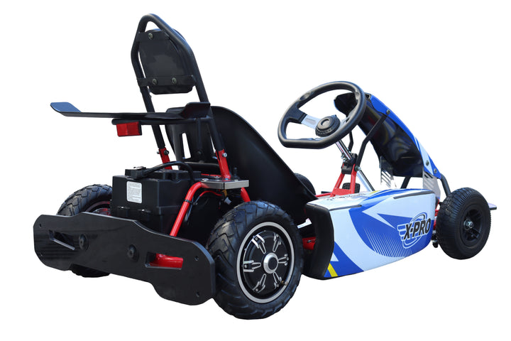 Free Shipping! X-PRO Rambler 700W 350W*2 Kids Electric Go Kart with Reverse and Disc Brake! 6in Tires!