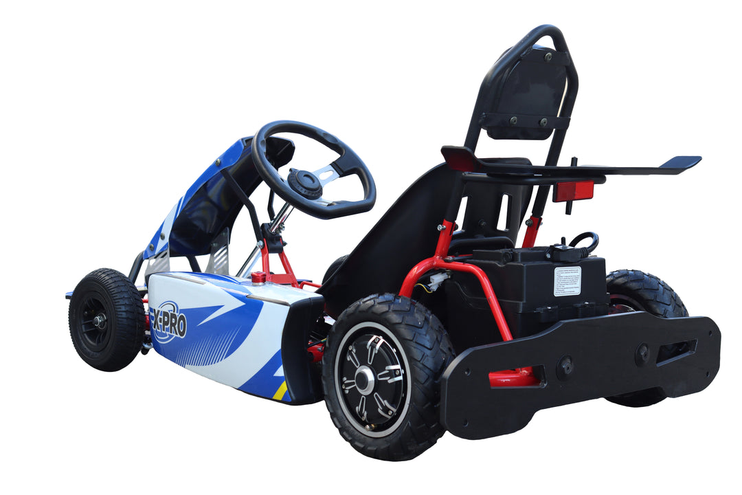 Free Shipping! X-PRO Rambler 700W 350W*2 Kids Electric Go Kart with Reverse and Disc Brake! 6in Tires!