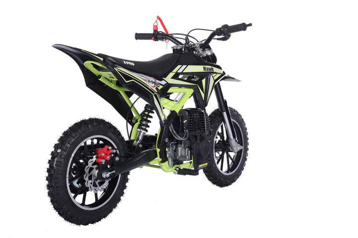 Free Shipping! X-Pro Brand New Hawk 40cc Gas Power Mini Pit Dirt Bike, 4 Stroke engine, Pull Start, 10in Wheels