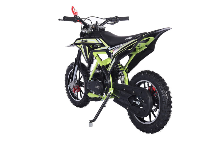 Free Shipping! X-Pro Brand New Hawk 40cc Gas Power Mini Pit Dirt Bike, 4 Stroke engine, Pull Start, 10in Wheels