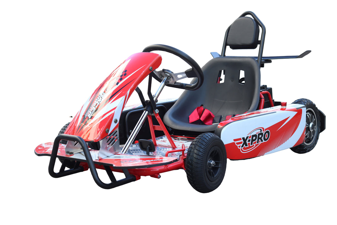 Free Shipping! X-PRO Rambler 700W 350W*2 Kids Electric Go Kart with Reverse and Disc Brake! 6in Tires!