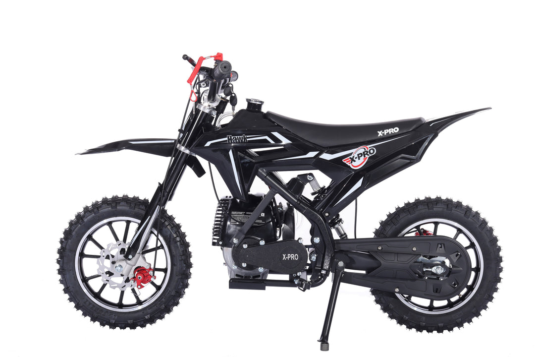Free Shipping! X-Pro Brand New Hawk 40cc Gas Power Mini Pit Dirt Bike, 4 Stroke engine, Pull Start, 10in Wheels