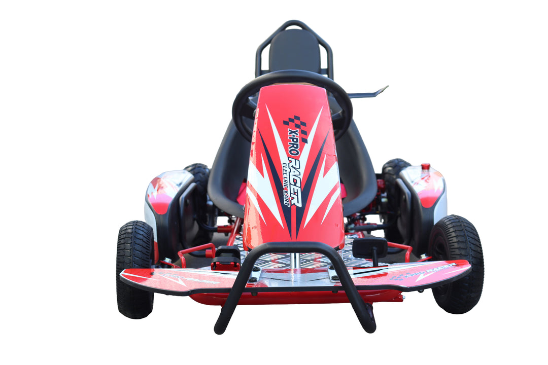 Free Shipping! X-PRO Rambler 700W 350W*2 Kids Electric Go Kart with Reverse and Disc Brake! 6in Tires!