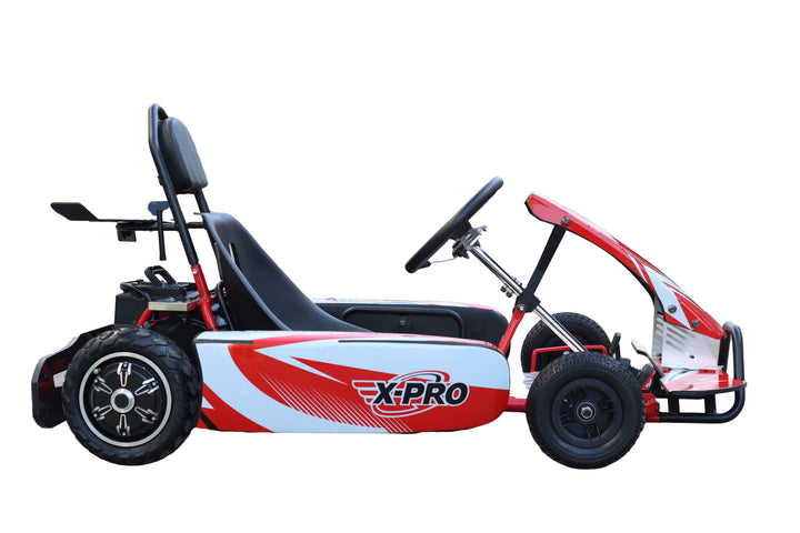 Free Shipping! X-PRO Rambler 700W 350W*2 Kids Electric Go Kart with Reverse and Disc Brake! 6in Tires!