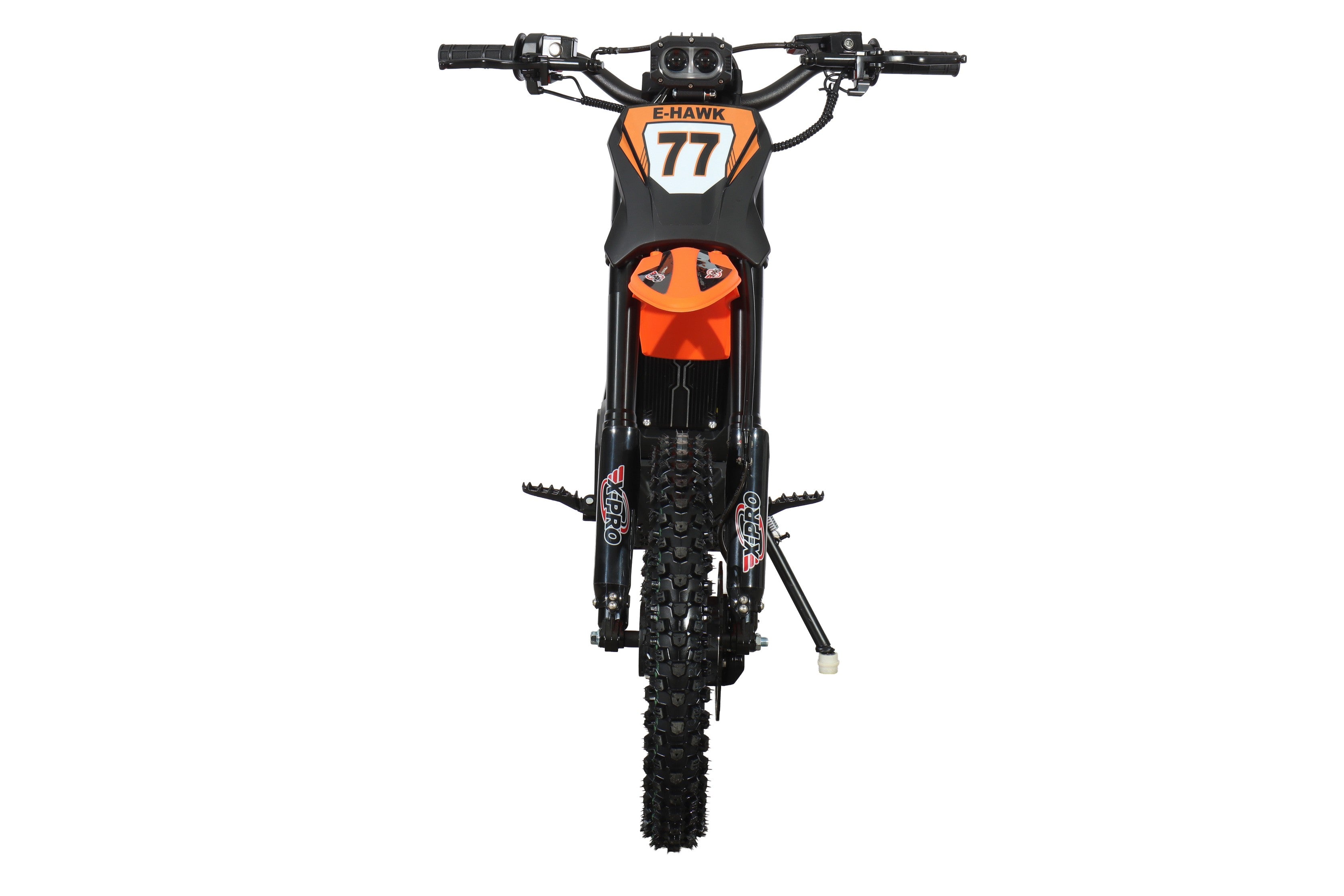 Free Shipping! X-PRO E-HAWK 3500W Peak Power 48V Teens Adults Electric Dirt Bike with Front LED Light! 14"/12" Wheels!