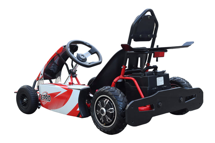 Free Shipping! X-PRO Rambler 700W 350W*2 Kids Electric Go Kart with Reverse and Disc Brake! 6in Tires!