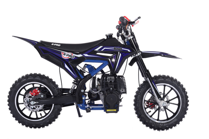 Free Shipping! X-Pro Brand New Hawk 40cc Gas Power Mini Pit Dirt Bike, 4 Stroke engine, Pull Start, 10in Wheels