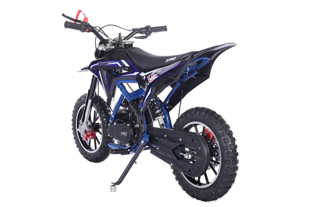 Free Shipping! X-Pro Brand New Hawk 40cc Gas Power Mini Pit Dirt Bike, 4 Stroke engine, Pull Start, 10in Wheels