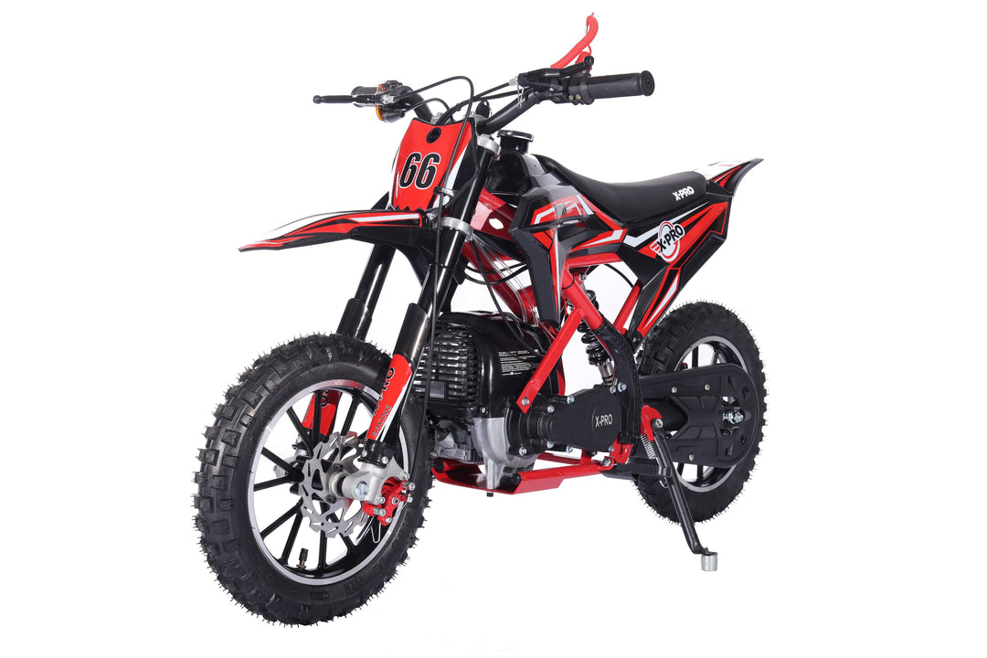 Free Shipping! X-PRO Hawk(New Decals) Mini Dirt Bike, Gas Power 4 Stroke Dirt Bike! 40CC Pull Start, 10in Wheels!