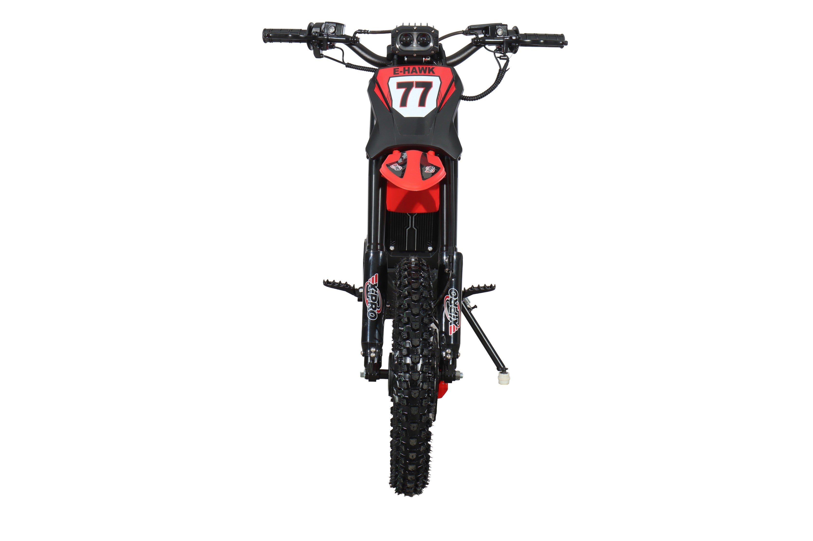 Free Shipping! X-PRO E-HAWK 3500W Peak Power 48V Teens Adults Electric Dirt Bike with Front LED Light! 14"/12" Wheels!