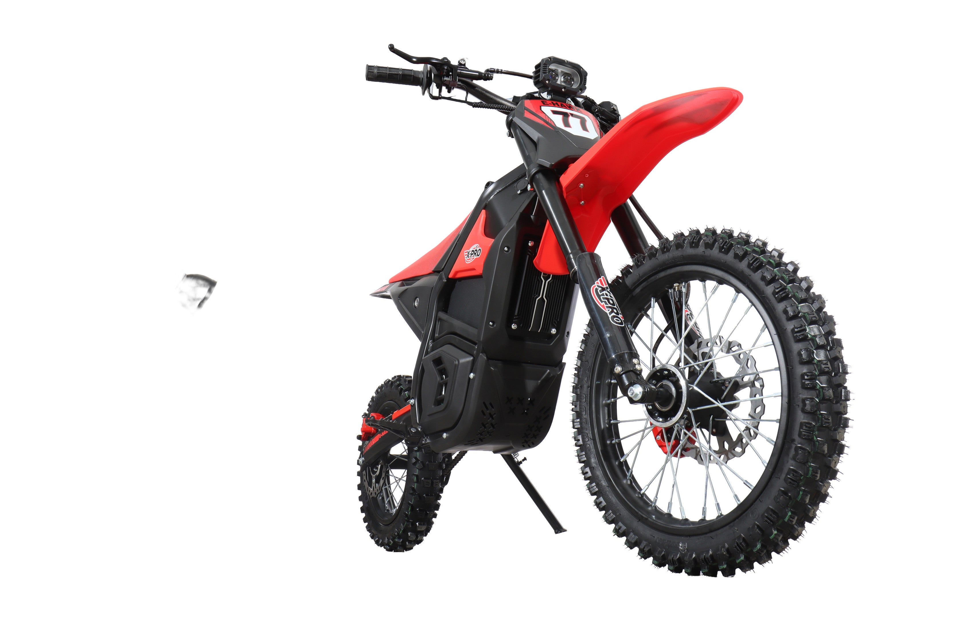 Free Shipping! X-PRO E-HAWK 3500W Peak Power 48V Teens Adults Electric Dirt Bike with Front LED Light! 14"/12" Wheels!