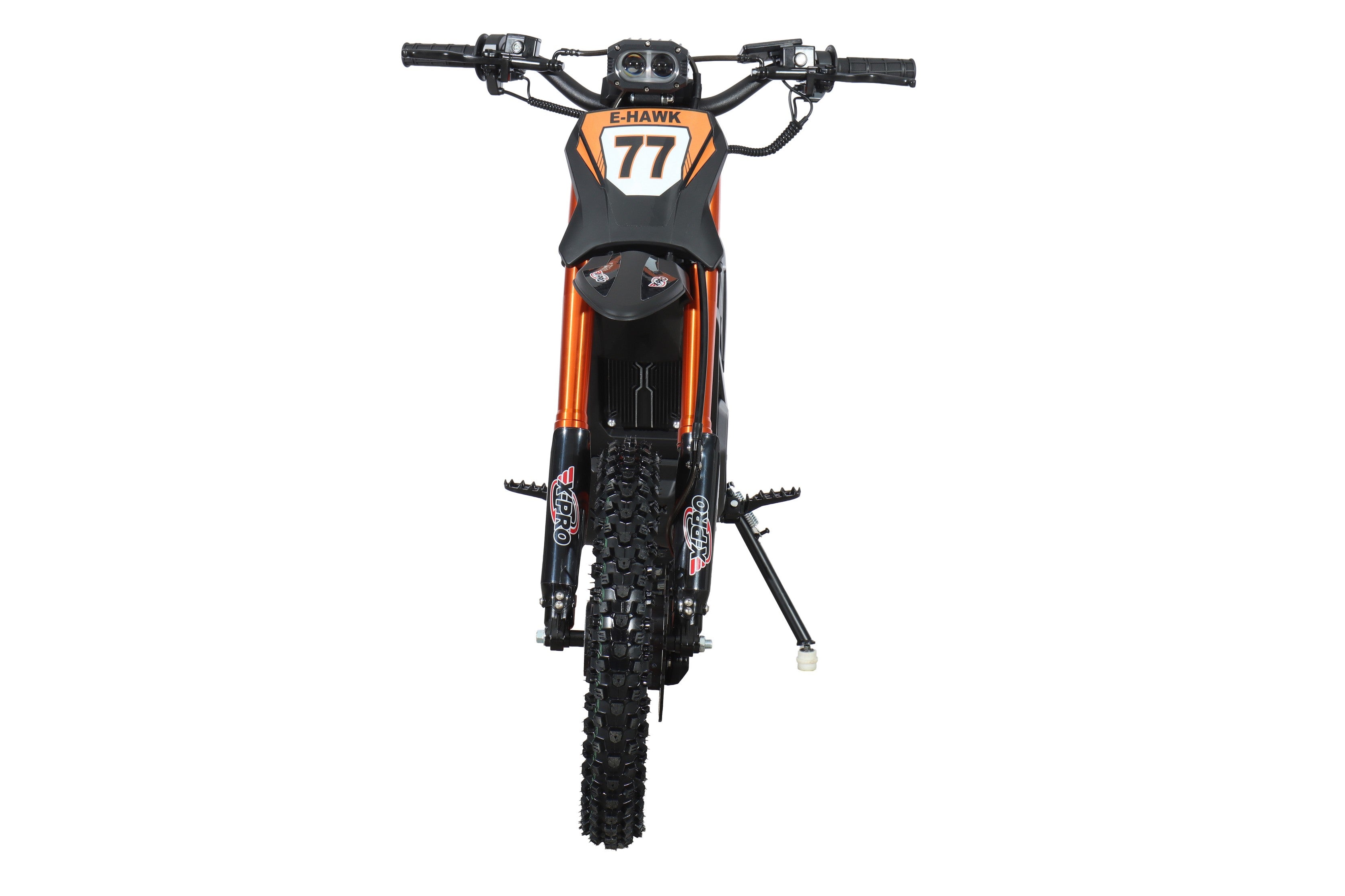 Free Shipping! X-PRO E-HAWK 3500W Peak Power 48V Teens Adults Electric Dirt Bike with Front LED Light! 14"/12" Wheels!
