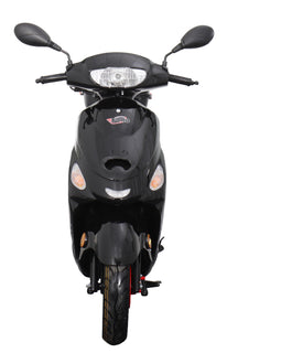 X-PRO Maui 50cc Moped Scooter with 10" Aluminum Wheels, Rear Trunk, Electric/Kick Start!