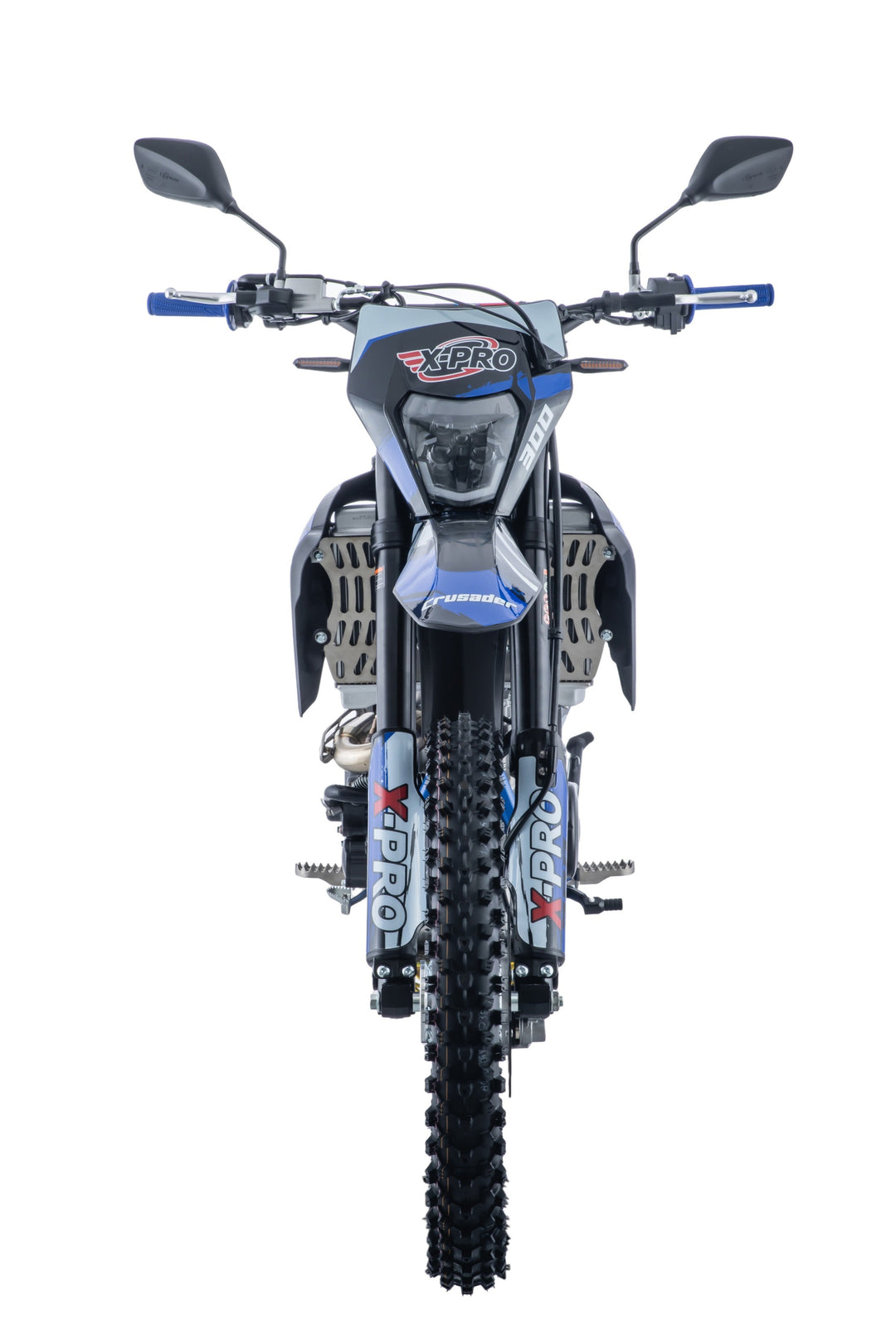 Free Shipping! X-PRO Crusader 300 EFI Dirt Bike with 6-Speed Manual Transmission, Electric Start! Big 21"/18" Wheels!