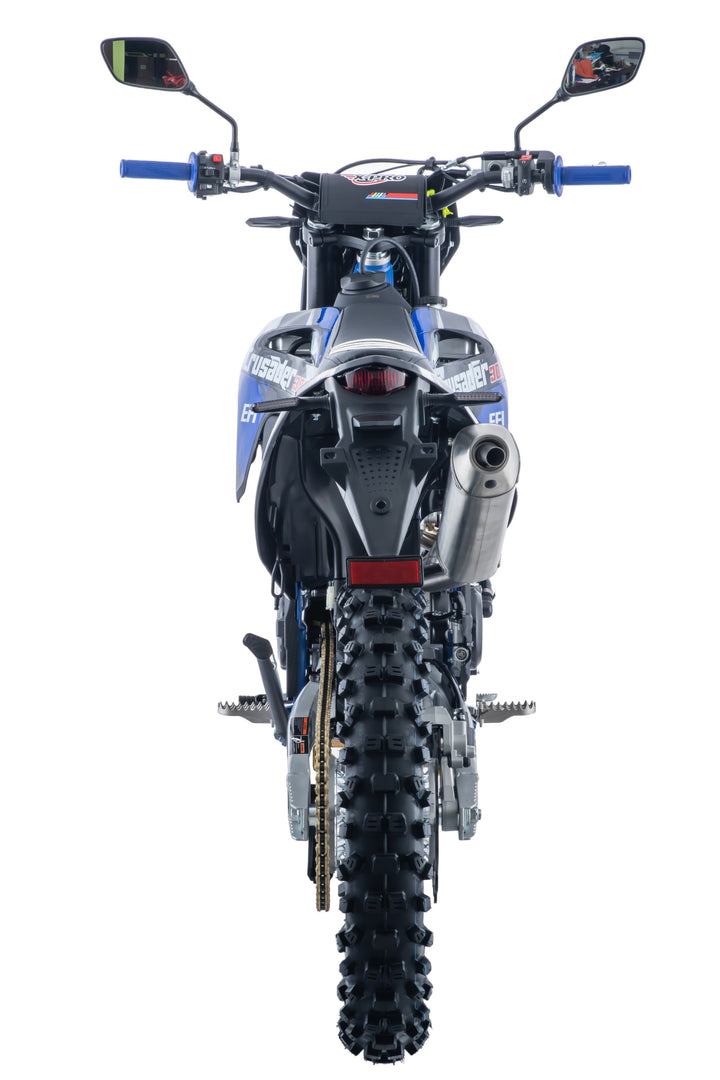 Free Shipping! X-PRO Crusader 300 EFI Dirt Bike with 6-Speed Manual Transmission, Electric Start! Big 21"/18" Wheels!