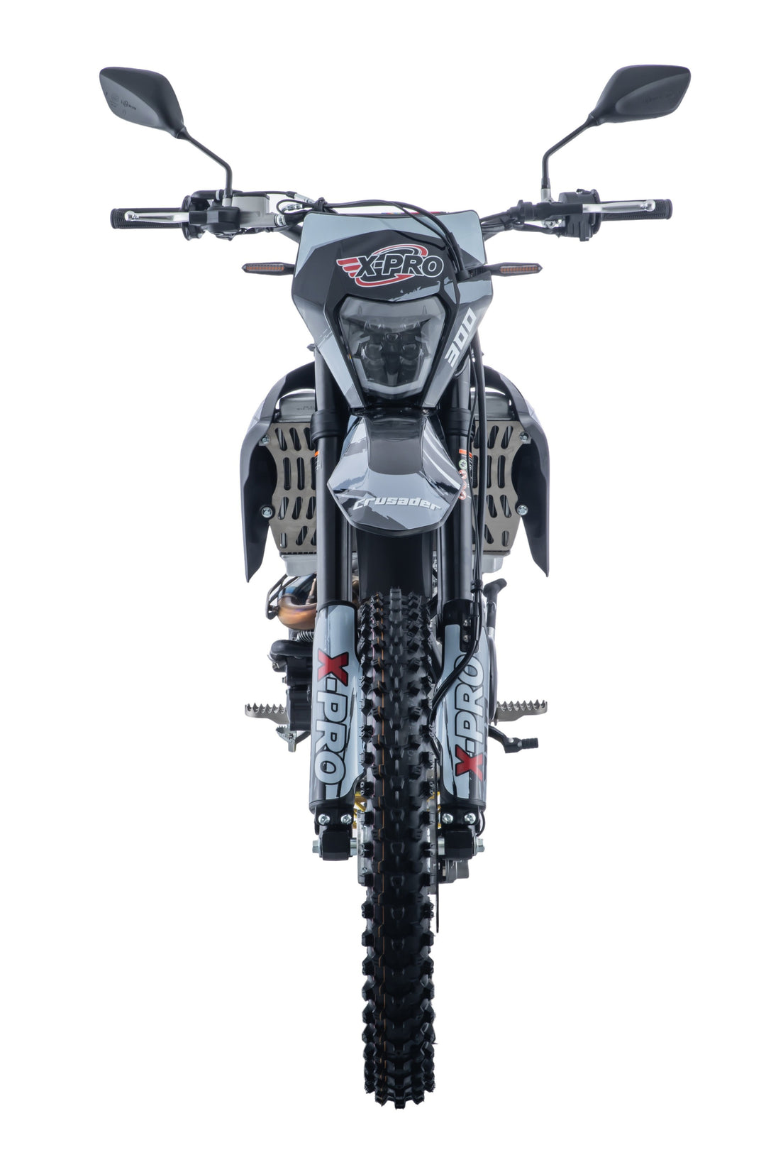 Free Shipping! X-PRO Crusader 300 EFI Dirt Bike with 6-Speed Manual Transmission, Electric Start! Big 21"/18" Wheels!