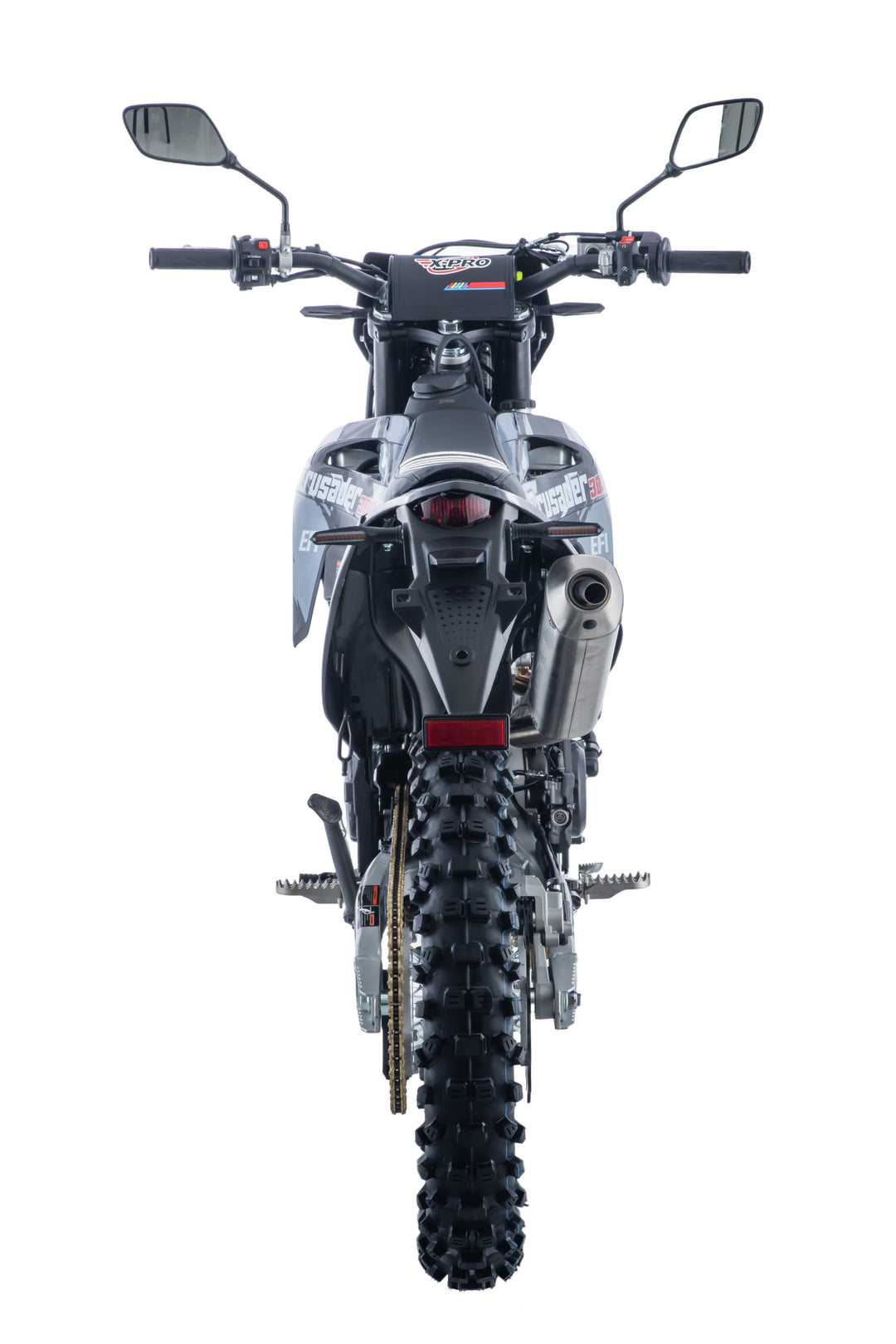 Free Shipping! X-PRO Crusader 300 EFI Dirt Bike with 6-Speed Manual Transmission, Electric Start! Big 21"/18" Wheels!