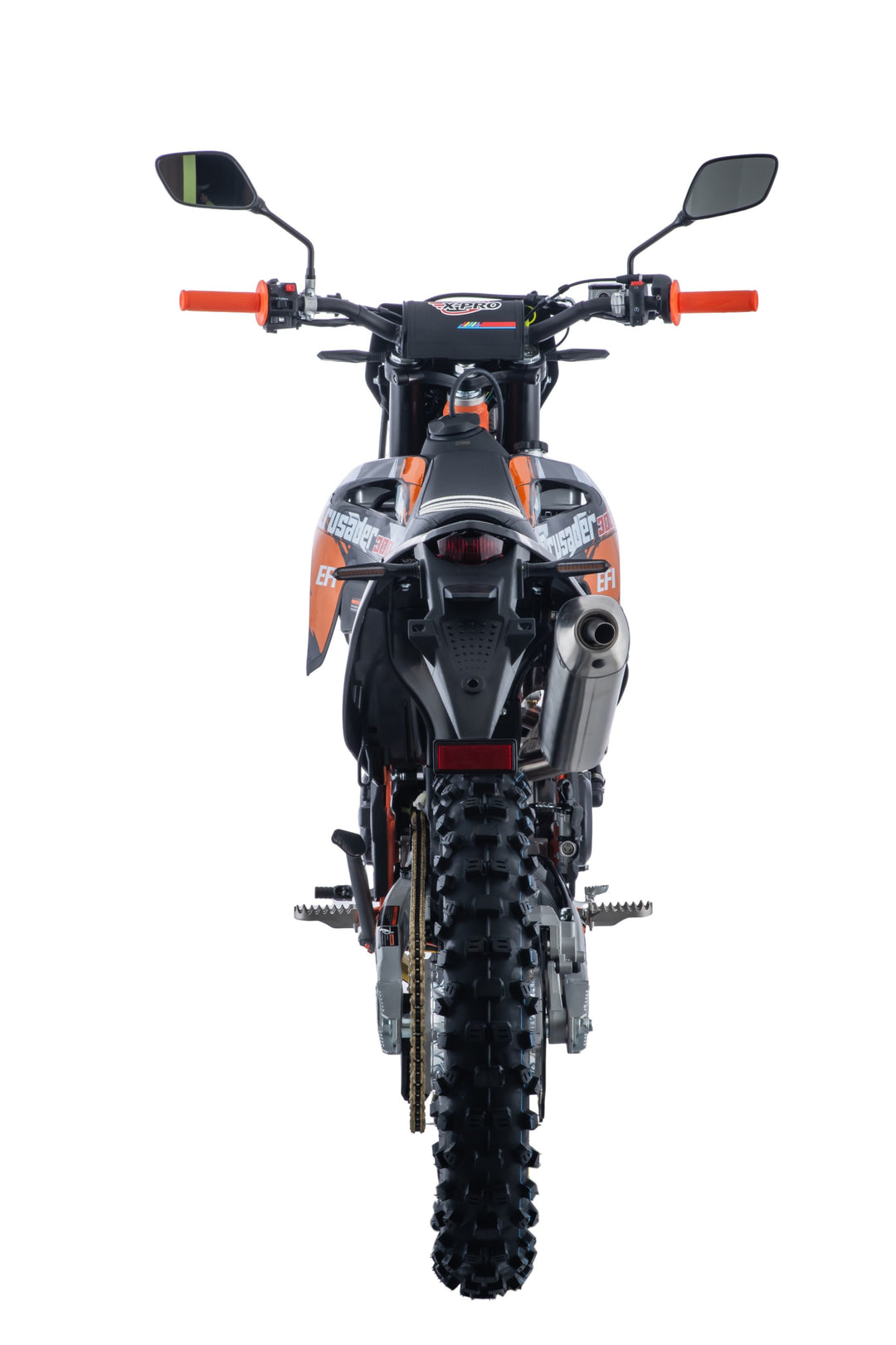 Free Shipping! X-PRO Crusader 300 EFI Dirt Bike with 6-Speed Manual Transmission, Electric Start! Big 21"/18" Wheels!