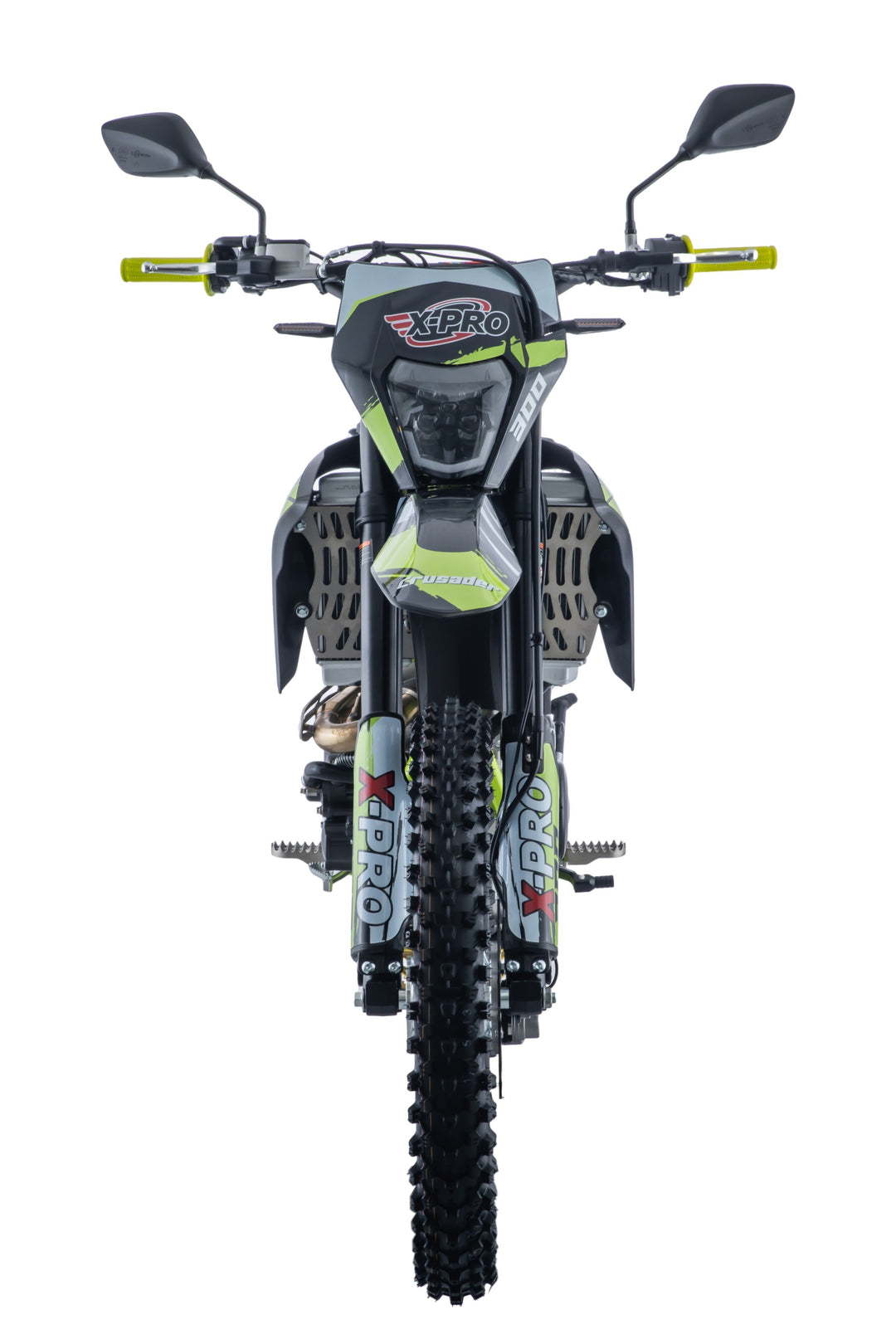 Free Shipping! X-PRO Crusader 300 EFI Dirt Bike with 6-Speed Manual Transmission, Electric Start! Big 21"/18" Wheels!