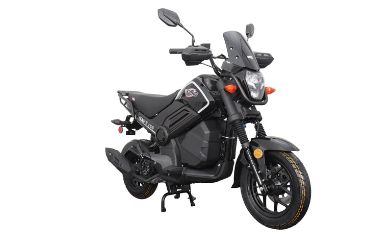 Free Shipping! X-PRO Navy 150 Motorcycle with Automatic Transmission, Electric/Kick Start! 12"/10" Aluminum Wheels!