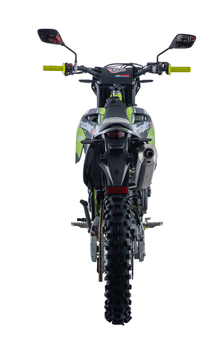 Free Shipping! X-PRO Crusader 300 EFI Dirt Bike with 6-Speed Manual Transmission, Electric Start! Big 21"/18" Wheels!