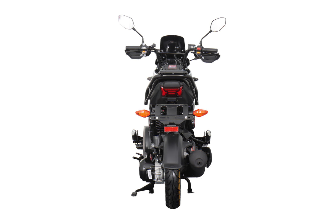 Free Shipping! X-PRO Navy 150 Motorcycle with Automatic Transmission, Electric/Kick Start! 12"/10" Aluminum Wheels!