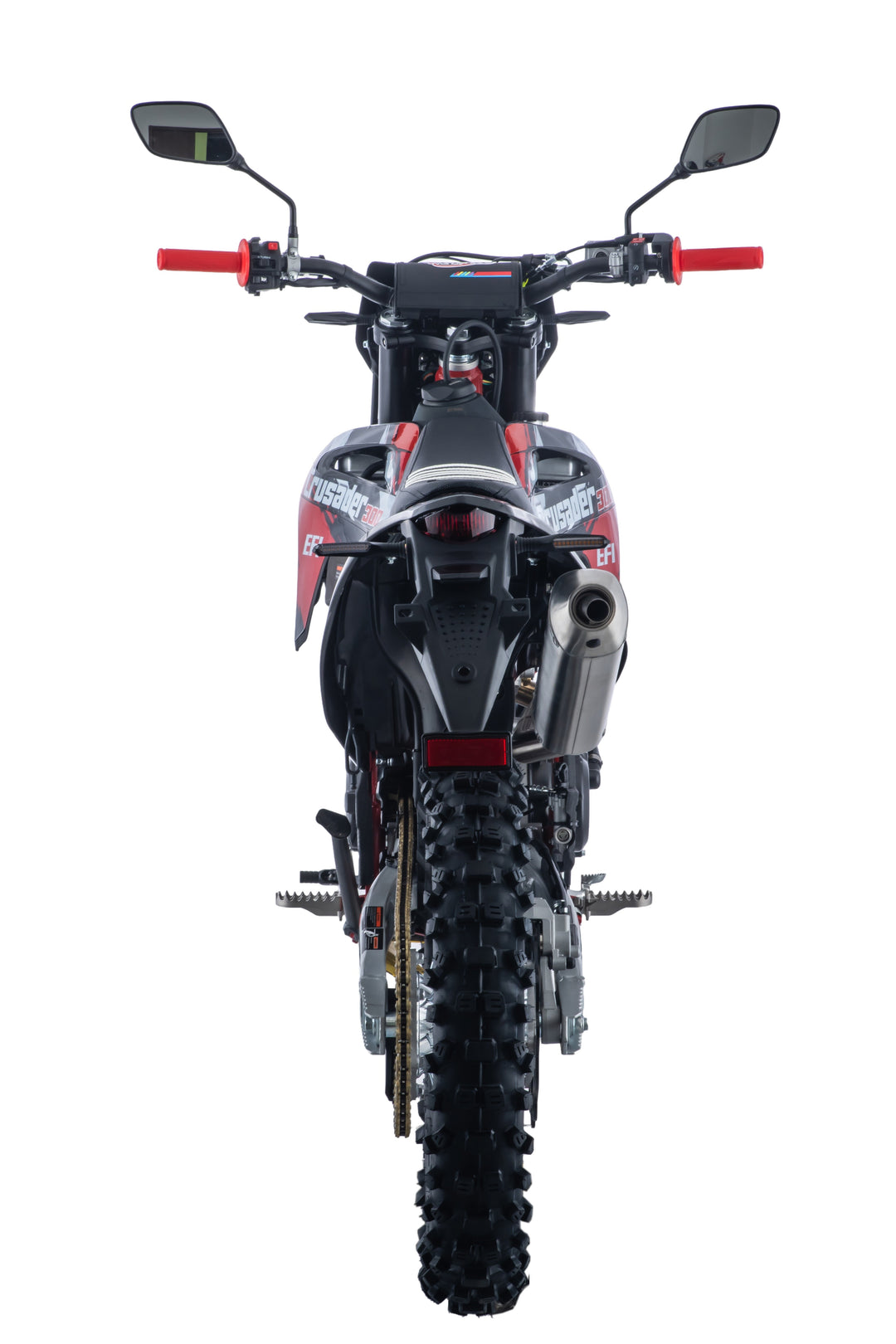 Free Shipping! X-PRO Crusader 300 EFI Dirt Bike with 6-Speed Manual Transmission, Electric Start! Big 21"/18" Wheels!