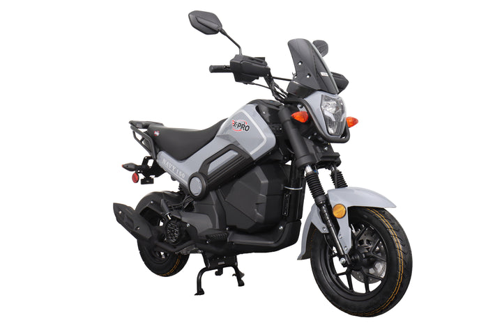 Free Shipping! X-PRO Navy 150 Motorcycle with Automatic Transmission, Electric/Kick Start! 12"/10" Aluminum Wheels!