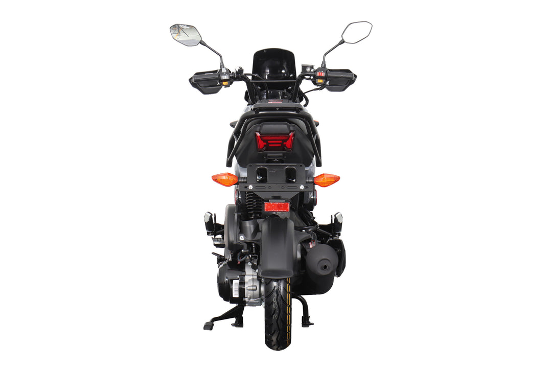 Free Shipping! X-PRO Navy 150 Motorcycle with Automatic Transmission, Electric/Kick Start! 12"/10" Aluminum Wheels!