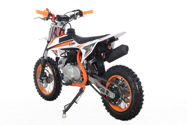 Free Shipping! X-PRO X12 110cc Dirt Bike with Automatic Transmission, Electric Start, 12in/10in Wheels!