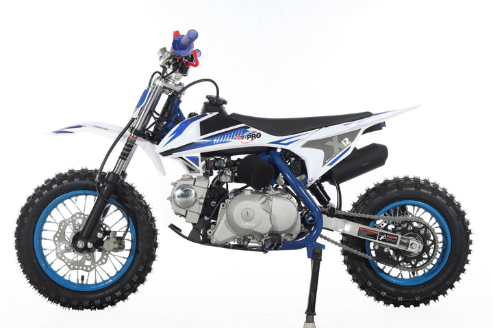 Free Shipping! X-PRO X12 110cc Dirt Bike with Automatic Transmission, Electric Start, 12in/10in Wheels!
