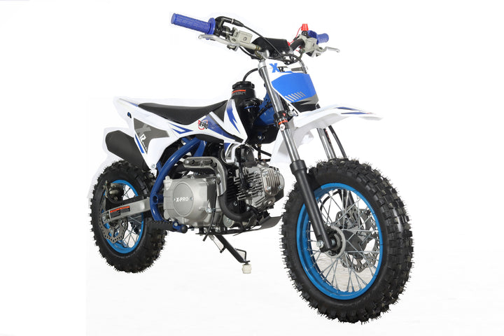 Free Shipping! X-PRO X12 110cc Dirt Bike with Automatic Transmission, Electric Start, 12in/10in Wheels!