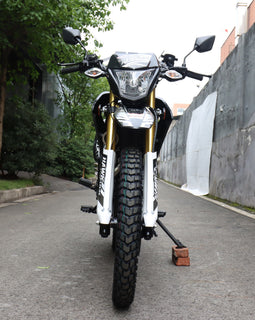 Free Shipping! X-PRO Hawk DLX 250 EFI Fuel Injection Motorcycle with 5-speed Manual Transmission and Electric/kick Start! Big 21in/18in Wheels! DOT Approved Street Legal!